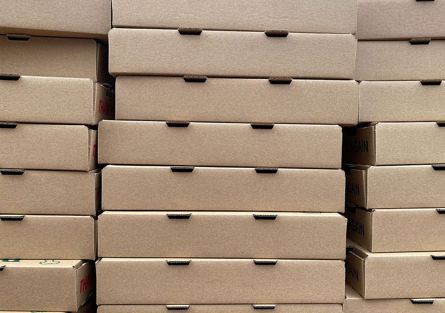 Récord de ventas en cajas de pizza